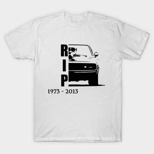 paul walker rip T-Shirt by hottehue